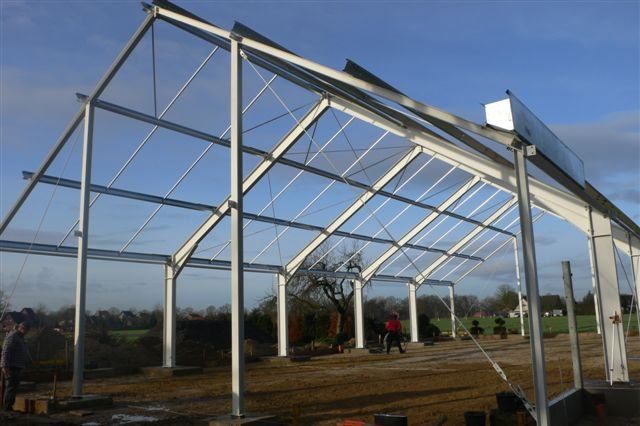 Lieferung und Montage einer Stahlhalle 4043 BSH Bentheimer Stahl